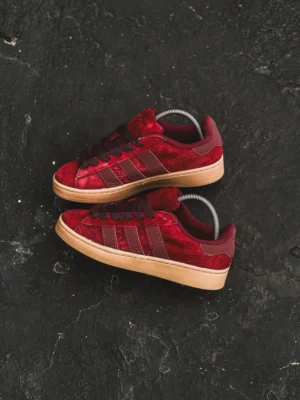 Adidas Campus 00S Collegiate Burgundy Maroon White Tint