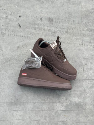AF1 x SUPREME BROWN