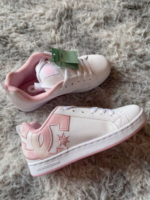 DC Court Graffik blancos/rosa pastel